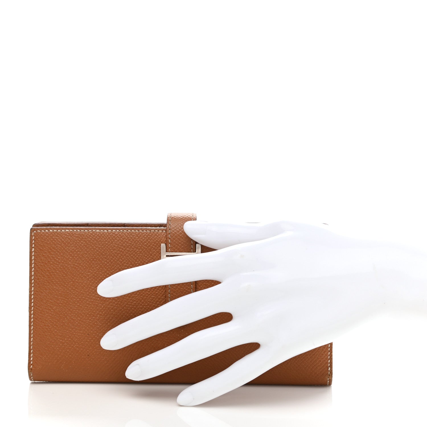 Hermes Epsom Bearn Gusset Wallet Gold 2 of 15