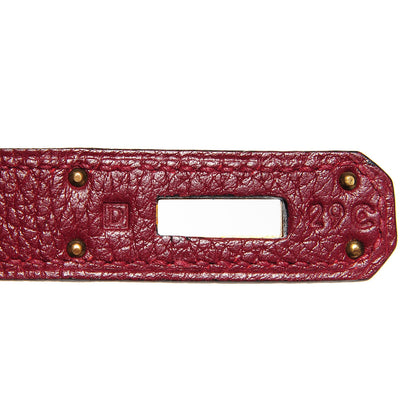 Hermes Fjord Kelly Sellier 35 Rouge H 12 of 23