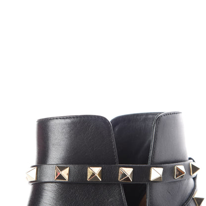 Valentino Garavani Calfskin Rockstud Double Buckle 65mm Ankle Boots 36 Black 13 of 16