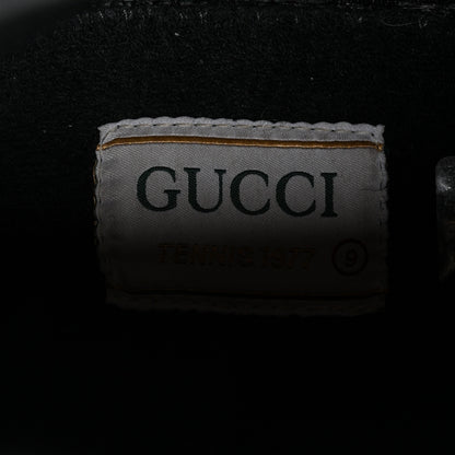 Gucci Econyl Nylon Web Monogram Off The Grid Mens 1977 Tennis High Top Sneakers 9 Black 8 of 10