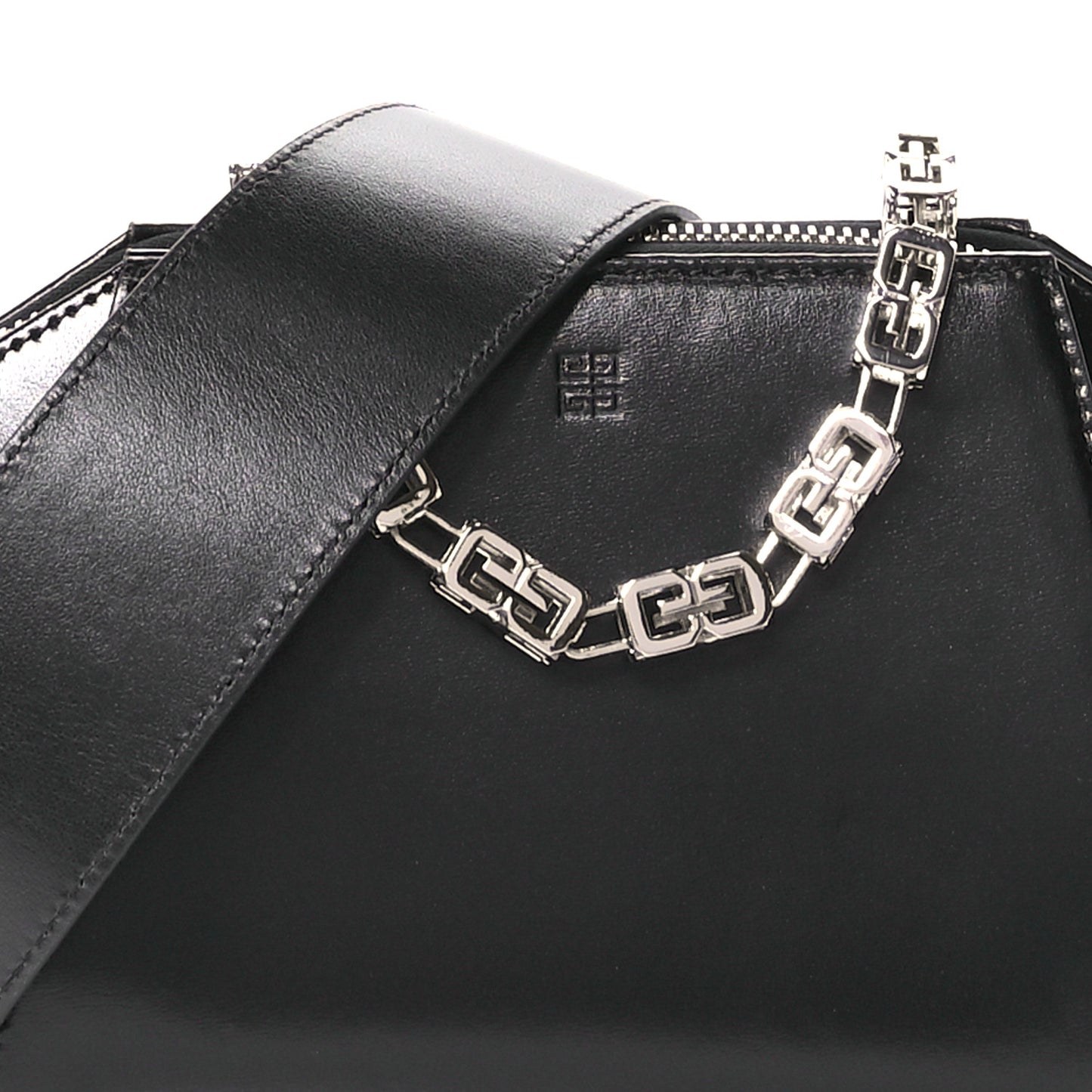 X CHITO Box Calfskin 4G Printed XS Graffiti Antigona Black White