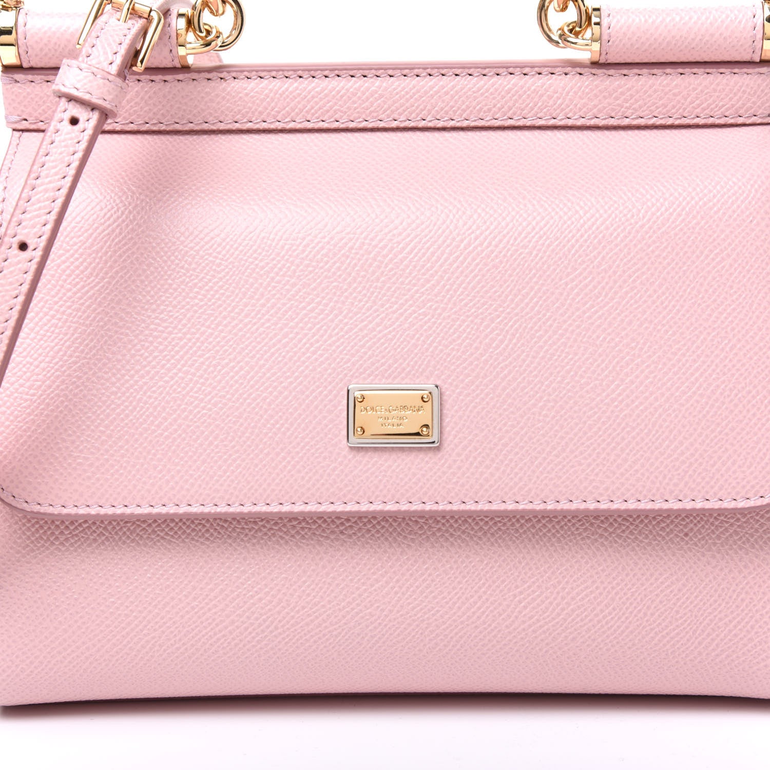 Dolce & Gabbana Dauphine Small Miss Sicily Satchel Rose Carne II 8 of 8