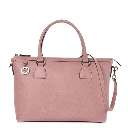 Gucci Dollar Calfskin GG Charm Satchel Soft Pink 1 of 8