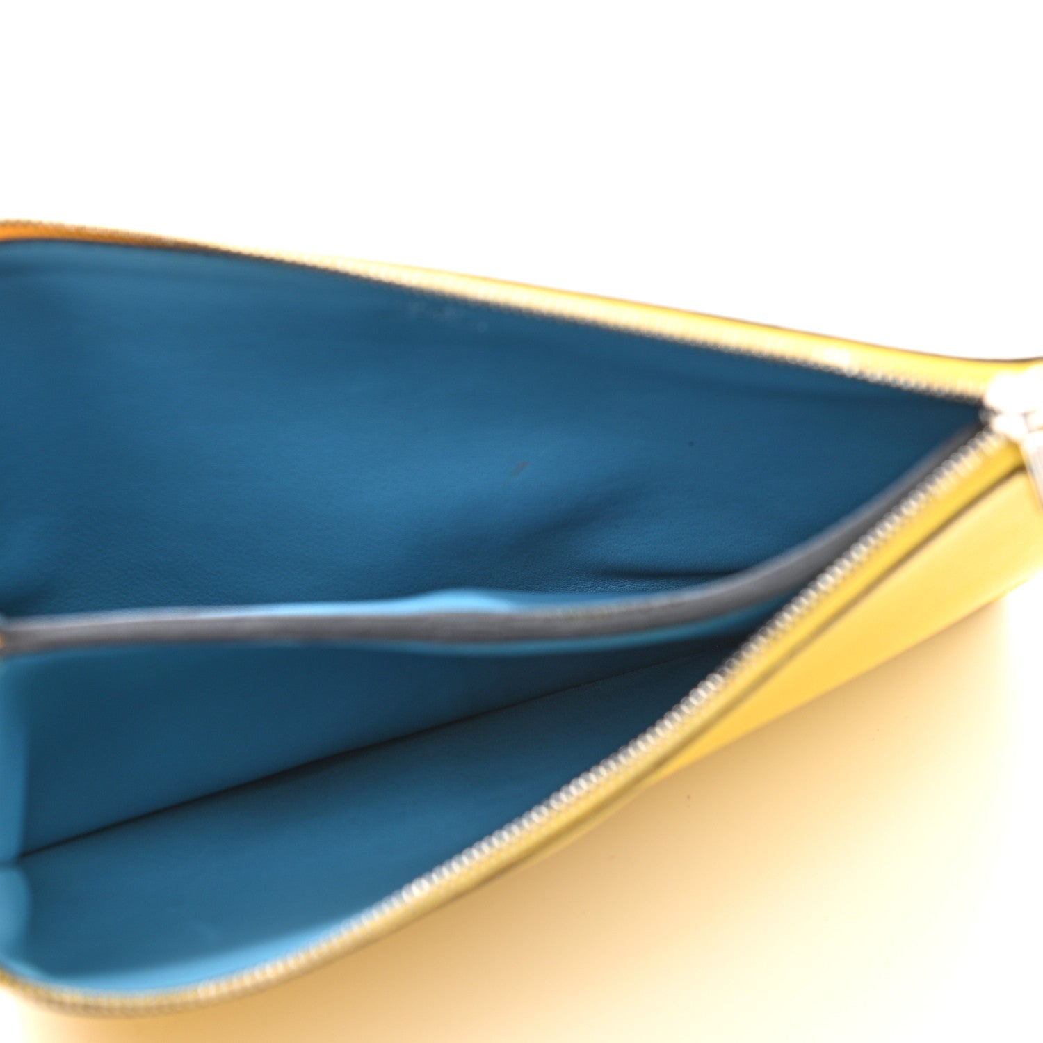 Hermes Evercolor Atout Pouch Jaune de Naples 5 of 7