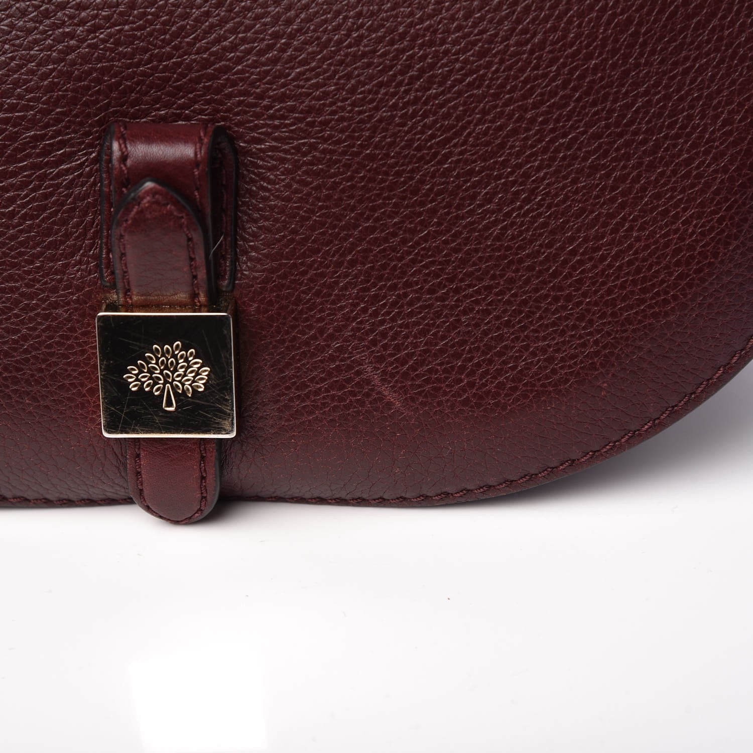Mulberry Soft Small Grain Tessie Satchel Oxblood 15 of 16
