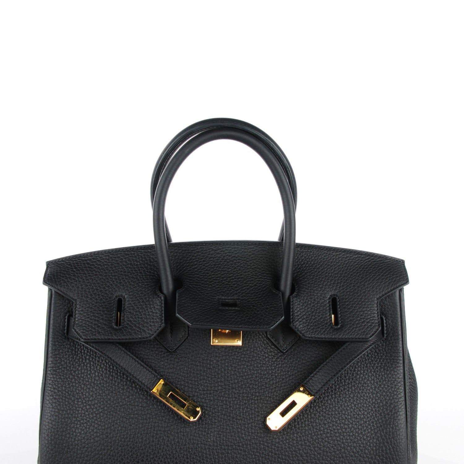 Hermes Taurillon Clemence Birkin 35 Black 16 of 23