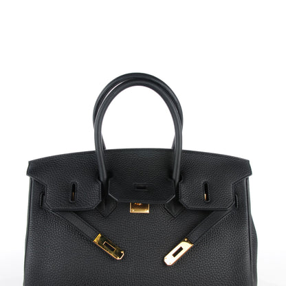 Hermes Taurillon Clemence Birkin 35 Black 16 of 23