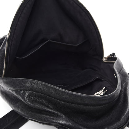Saint Laurent Lambskin Mini City Backpack Black 5 of 10