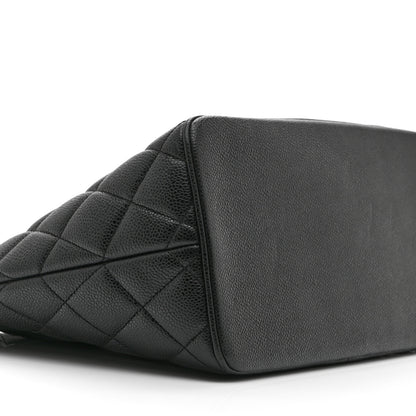 Chanel Caviar Quilted Medallion Tote Black 9 of 10
