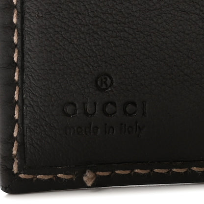 Gucci Monogram Heart French Wallet Dark Brown 6 of 7