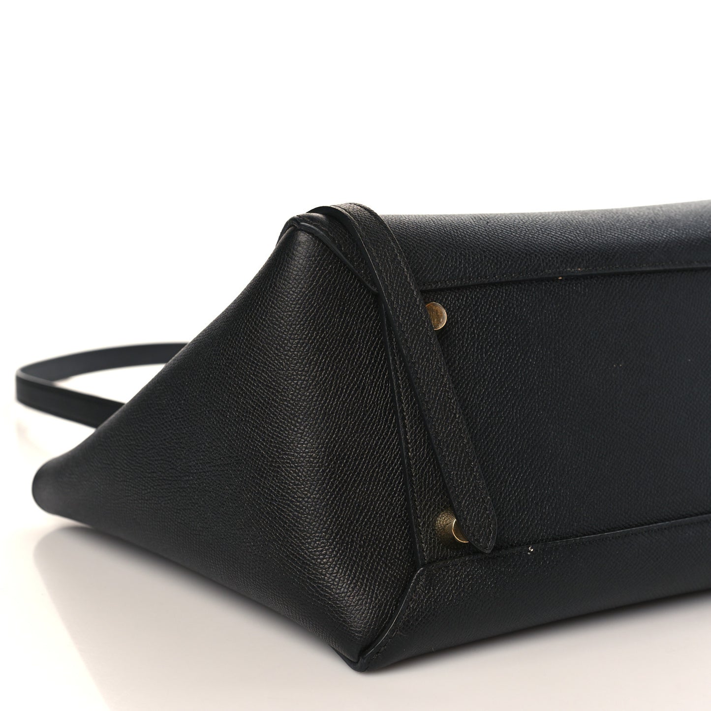 Grained Calfskin Mini Belt Bag Black