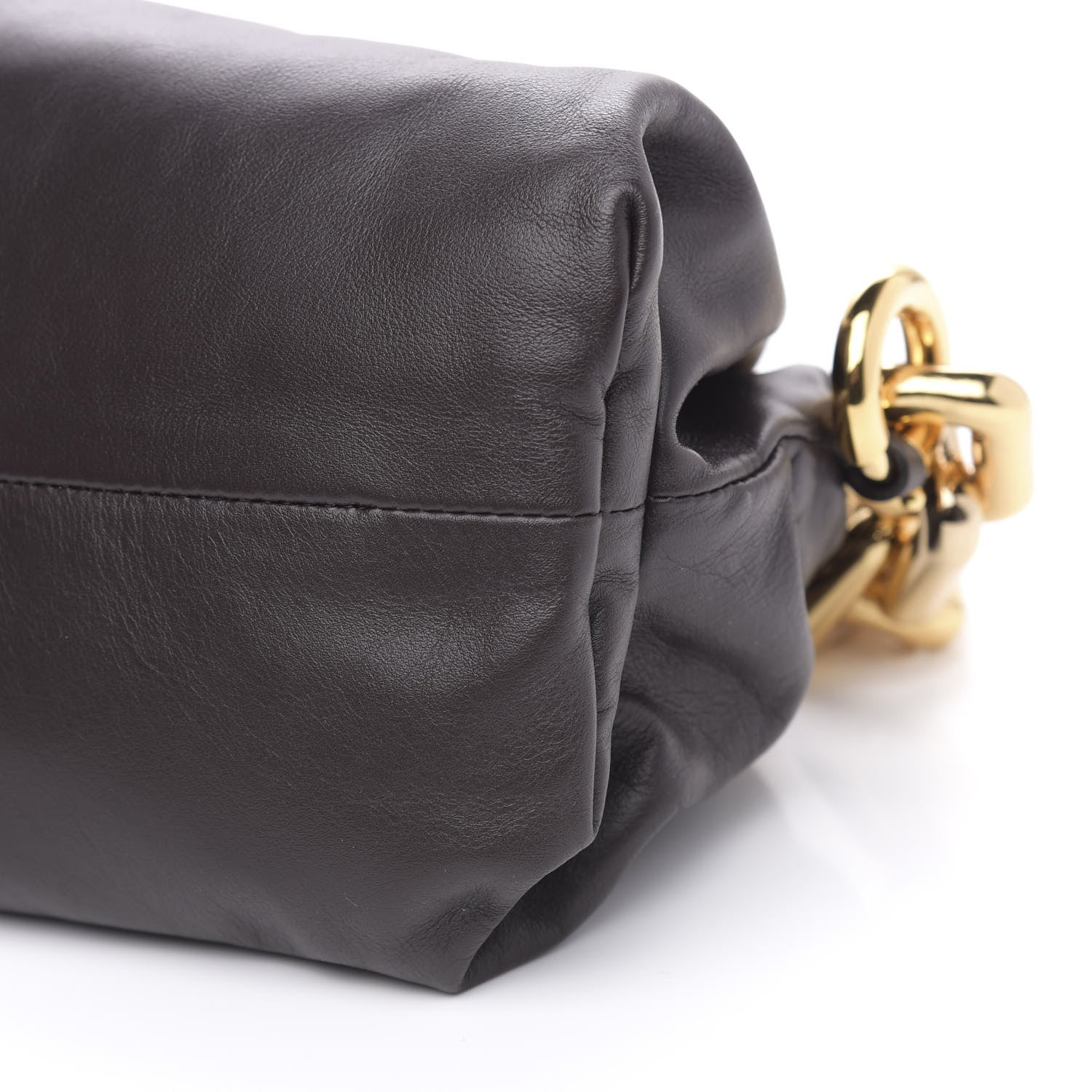Bottega Veneta Calfskin The Pouch Chain Ebano 8 of 9
