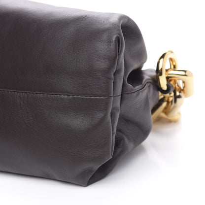 Bottega Veneta Calfskin The Pouch Chain Ebano 8 of 9