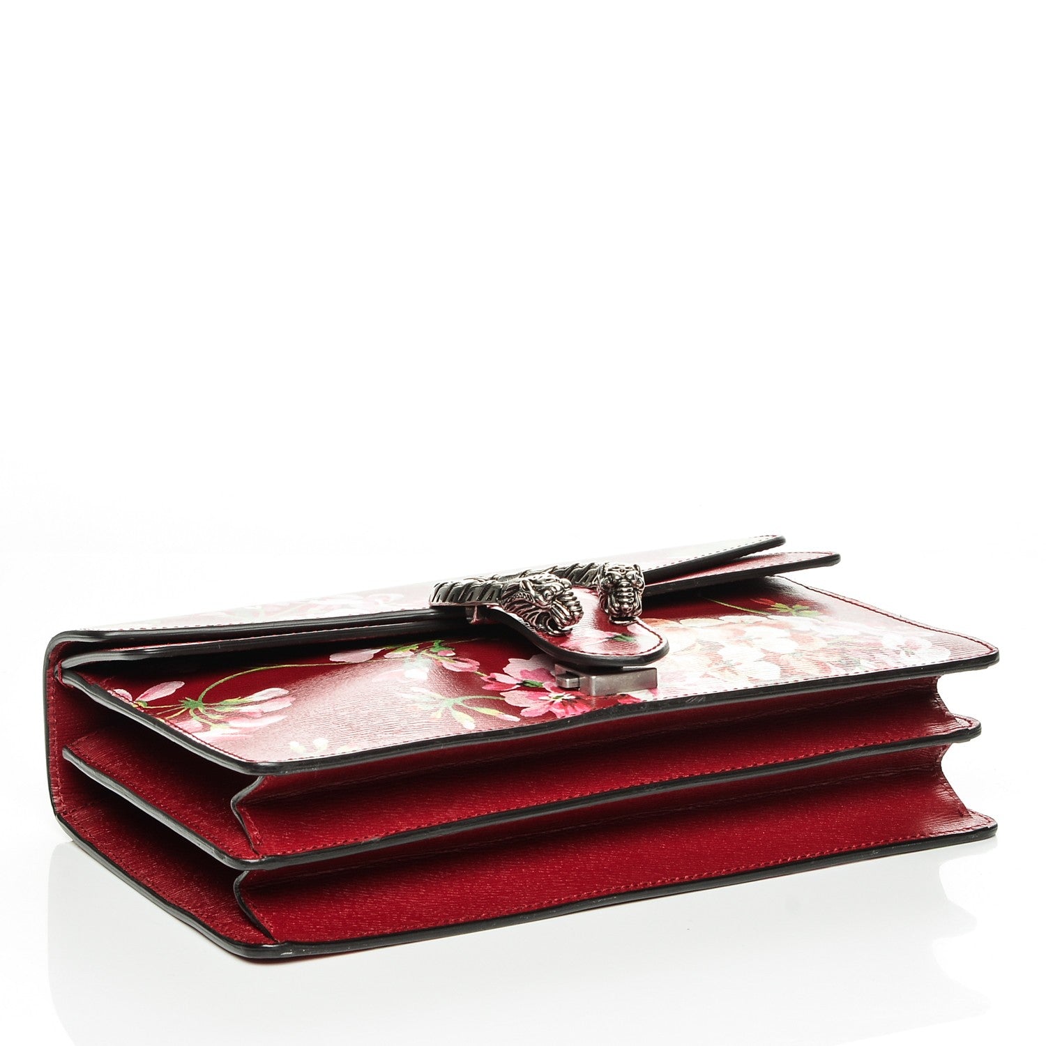 Gucci Calfskin Blooms Print Small Dionysus Shoulder Bag Romantic Cherry Multicolor 4 of 7