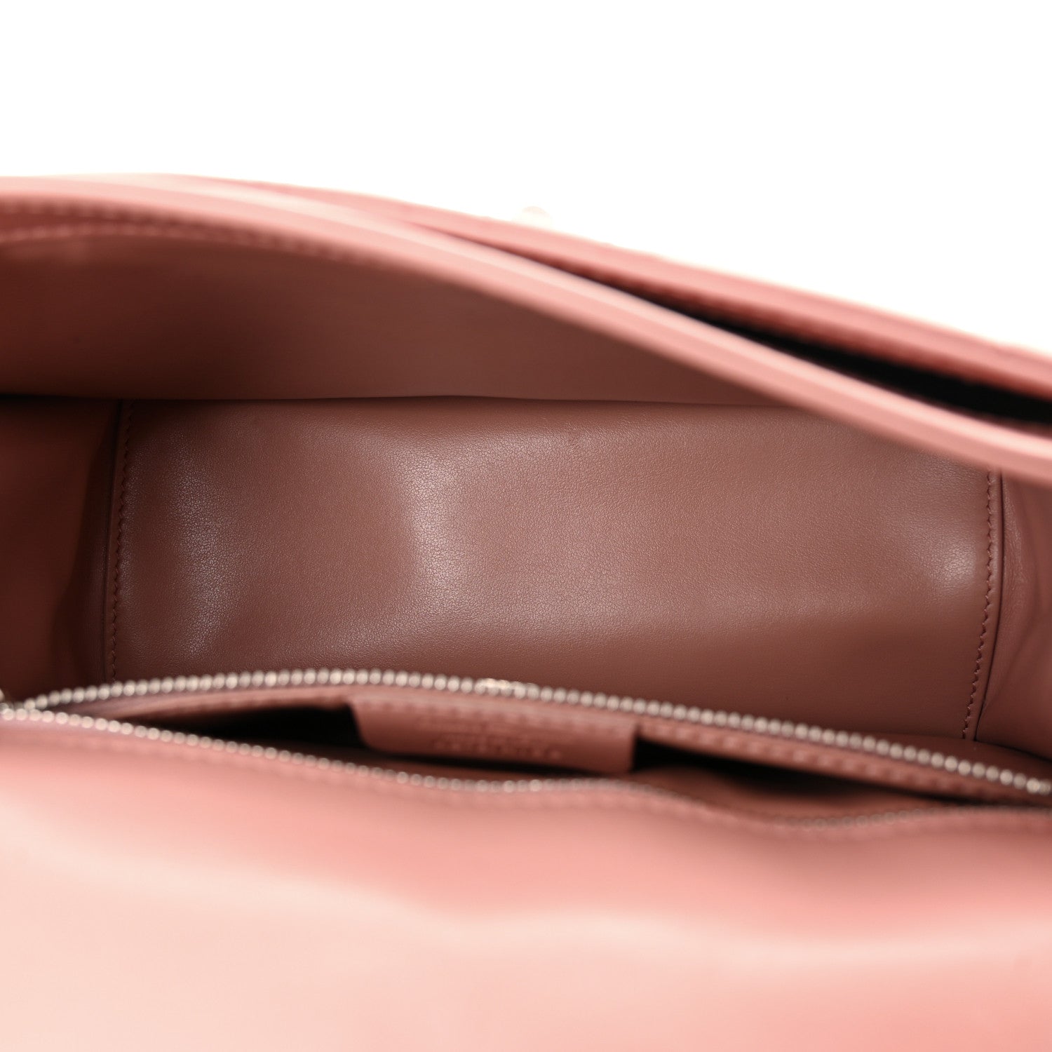 Salvatore Ferragamo Calfskin Quilted Gancini Flap Bag Antique Rose 5 of 13