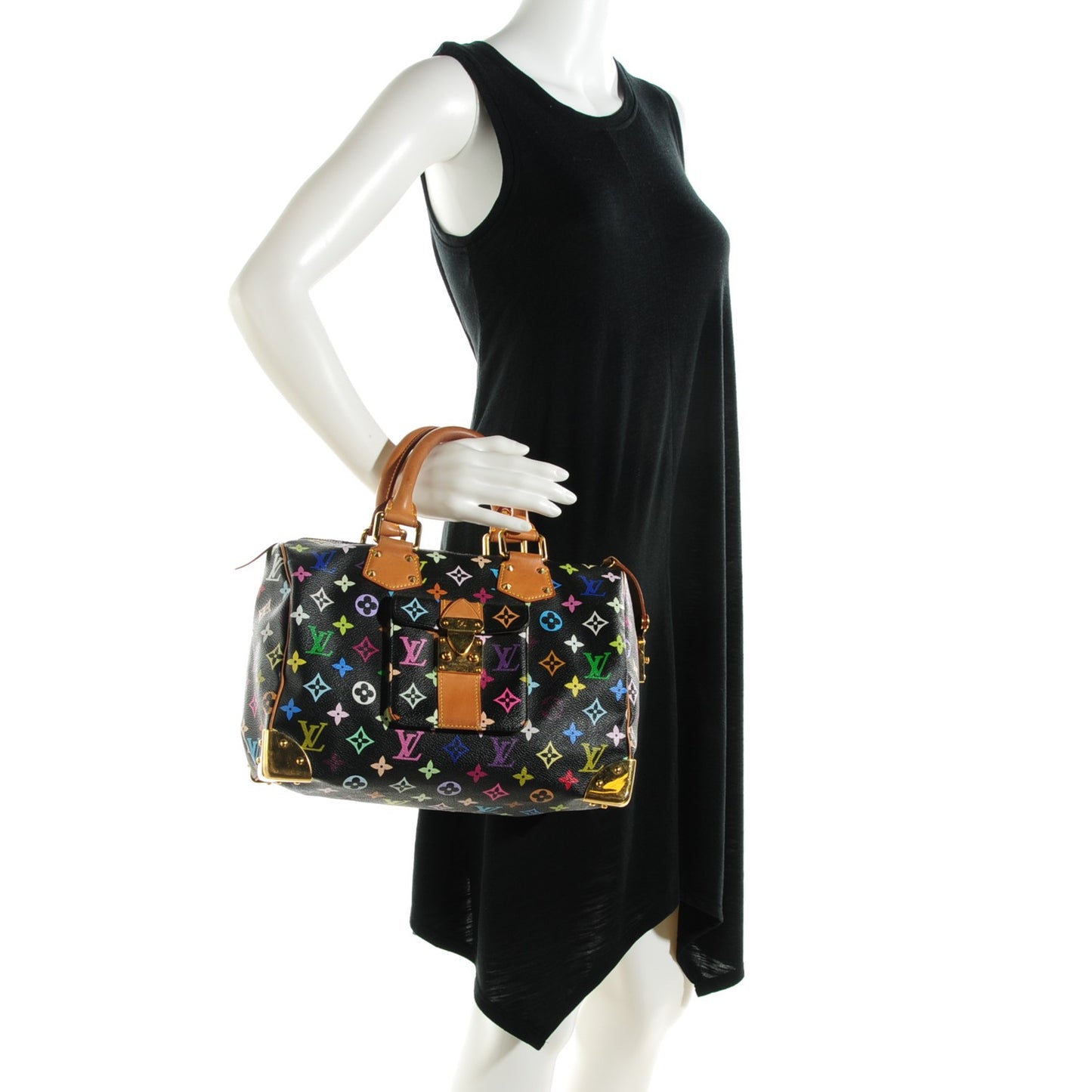 Monogram Multicolor Speedy 30 Black