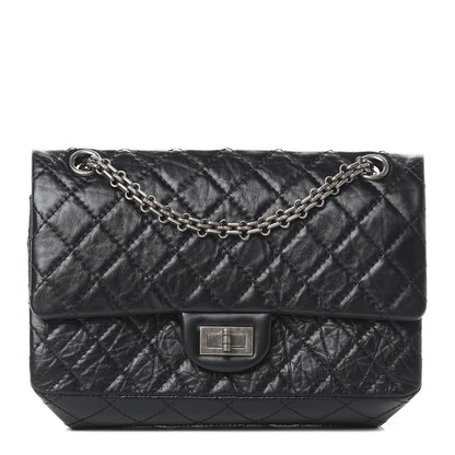 Chanel Aged Calfskin Quilted 2.55 Reissue 225 Flap Black 1 of 14