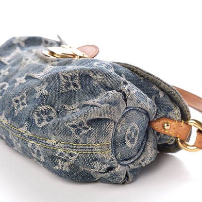 Louis Vuitton Monogram Denim Mini Pleaty Blue 10 of 10