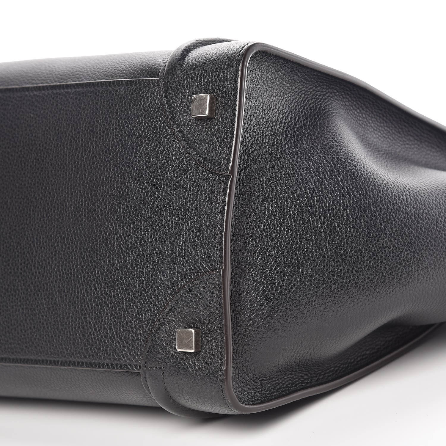 Celine Drummed Calfskin Mini Luggage Black 14 of 19
