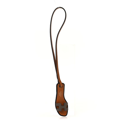 Hermes Epsom Butler Calfskin Hunter Oran Nano Bag Charm Etoupe 1 of 5