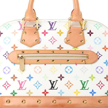 Louis Vuitton Monogram Multicolor Alma White 8 of 13
