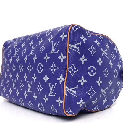Louis Vuitton Calfskin Monogram Speedy P9 Bandouliere 40 Amethyst 12 of 12