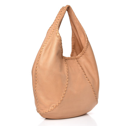 Bottega Veneta Cervo Deerskin Large Hobo Carmel 2 of 16
