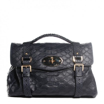 Mulberry Silky Snake Print Alexa Nightshade Blue 1 of 24