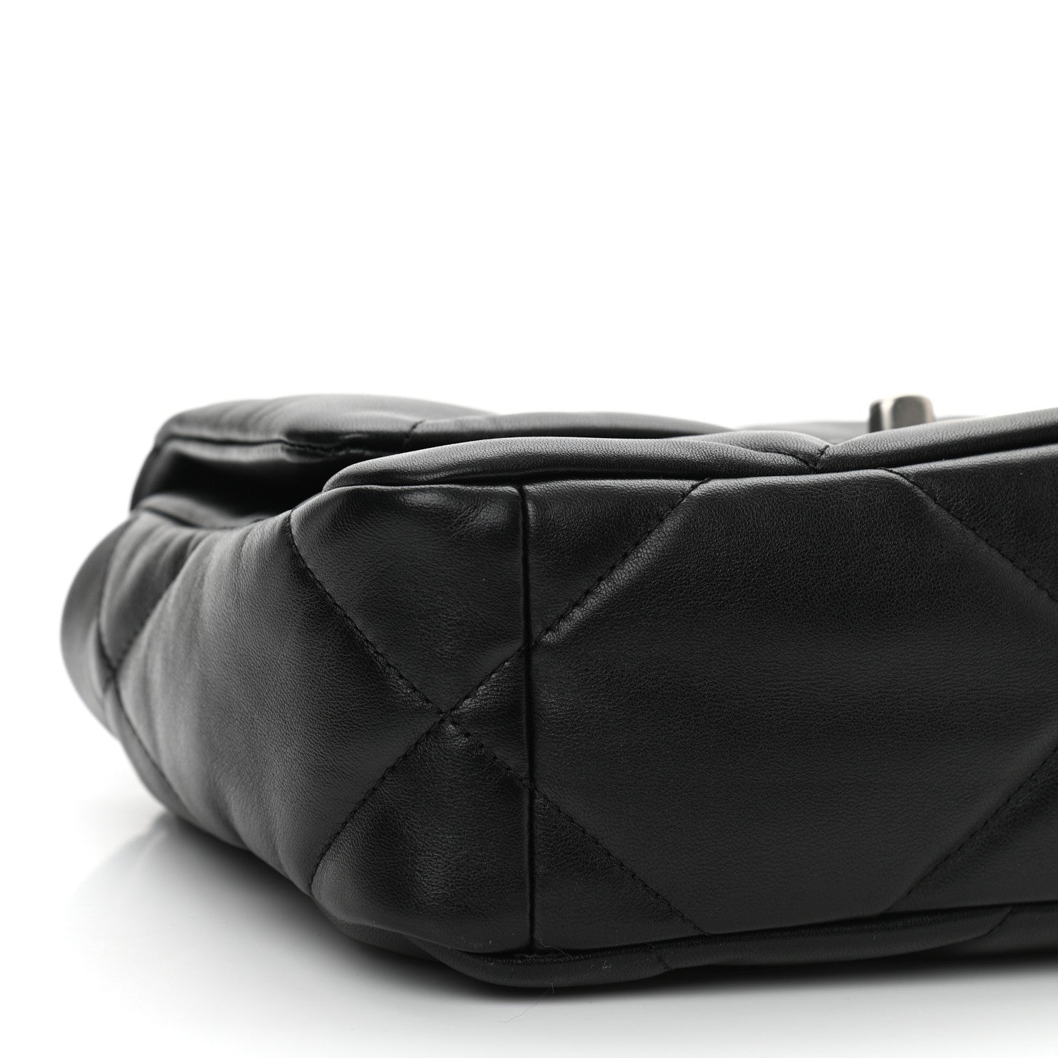 Chanel Lambskin Quilted Medium Chanel 19 Flap Black 9 of 10