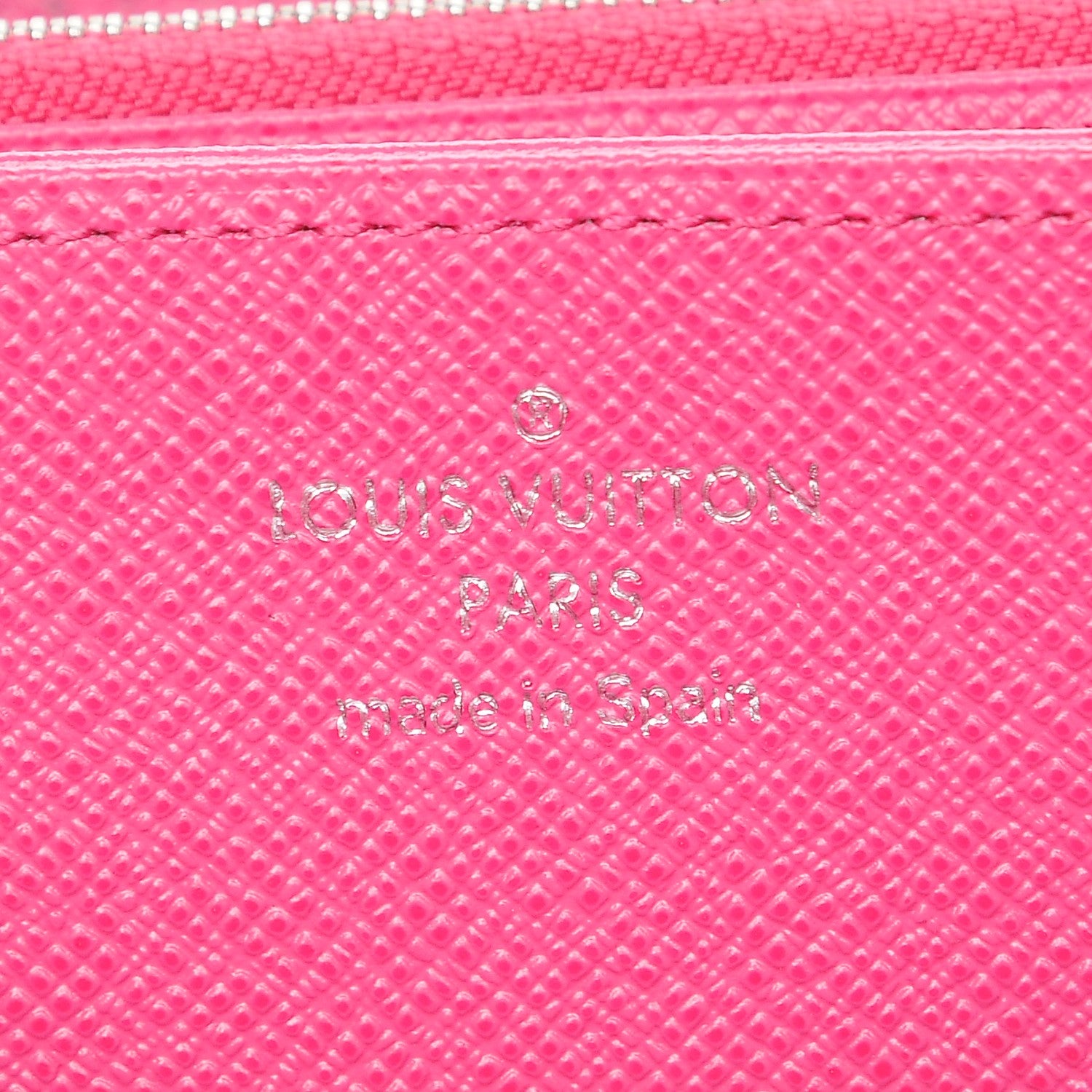 Louis Vuitton Epi Zippy Wallet Black Hot Pink 6 of 7