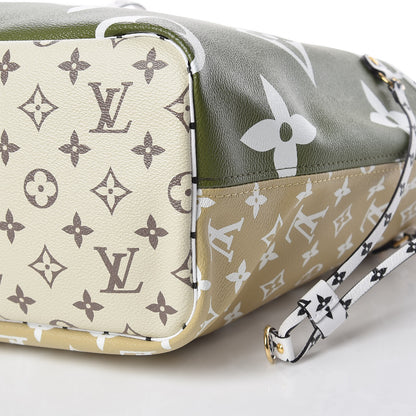 Louis Vuitton Monogram Giant Neverfull MM Kaki 11 of 11