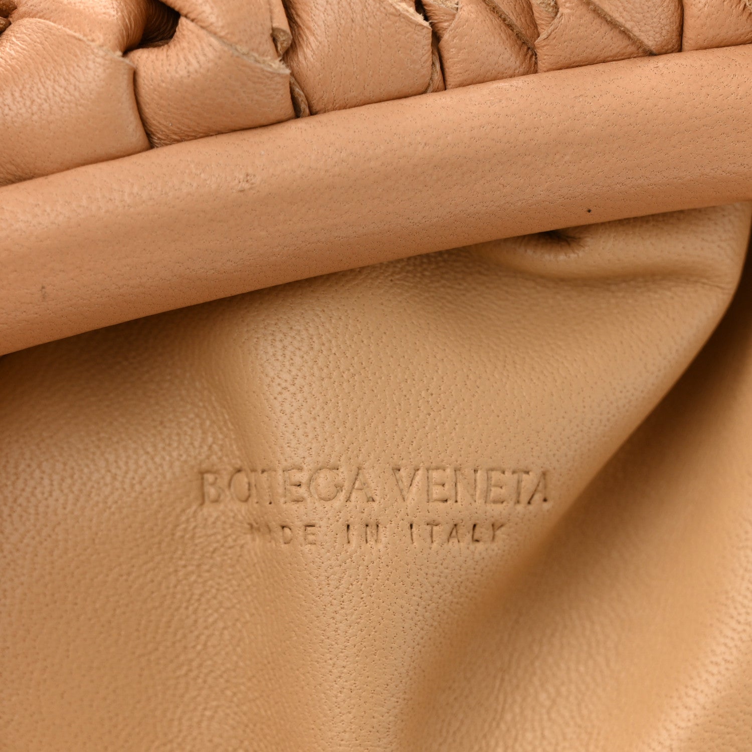 Bottega Veneta Nappa Intrecciato The Mini Pouch Almond 6 of 10