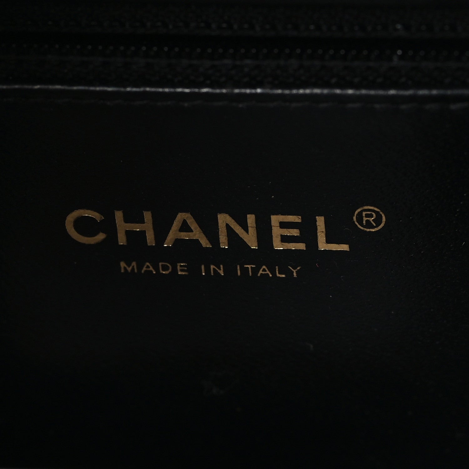 Chanel Caviar Quilted Medium CC Filigree Vanity Case Black 6 of 10