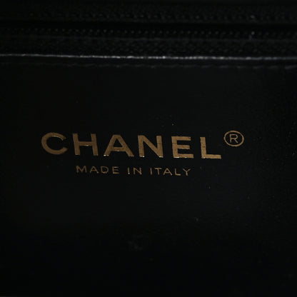 Chanel Caviar Quilted Medium CC Filigree Vanity Case Black 6 of 10