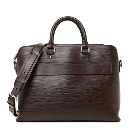 Louis Vuitton Epi Brooks Briefcase Brown 1 of 40