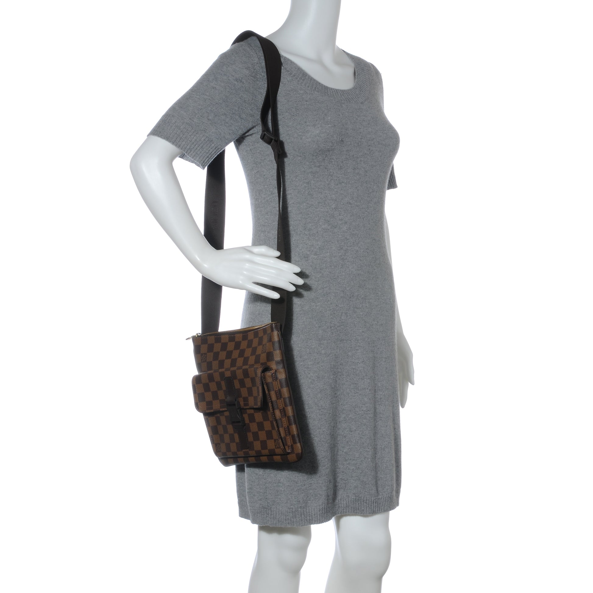 Louis Vuitton Damier Ebene Pochette Melville 2 of 7