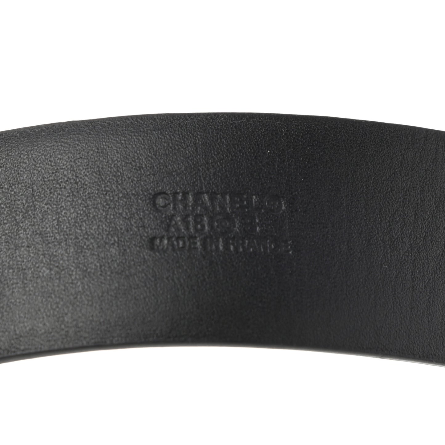 Calfskin CC Belt 75 30 Black