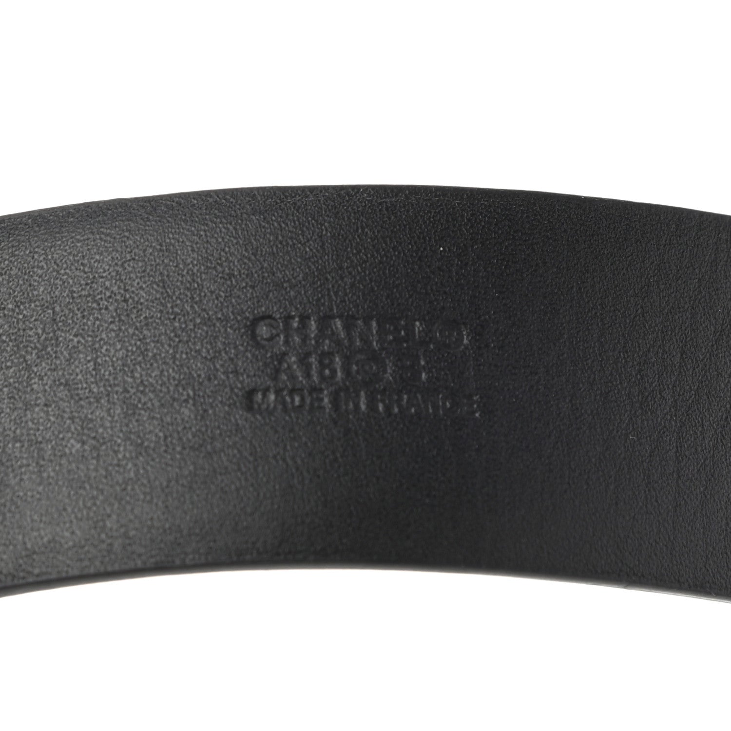 Chanel Calfskin CC Belt 75 30 Black 3 of 8