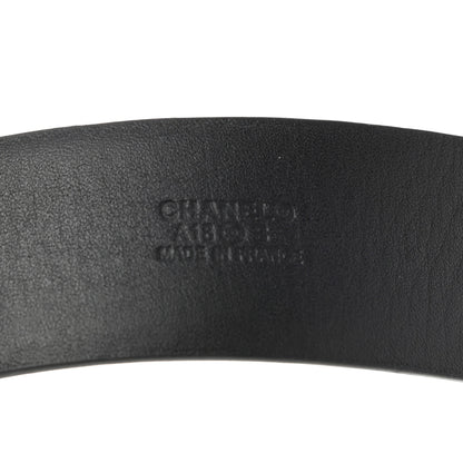 Chanel Calfskin CC Belt 75 30 Black 3 of 8