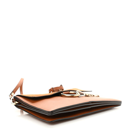 Chloe Suede Calfskin Medium Faye Shoulder Bag Caramel 4 of 11