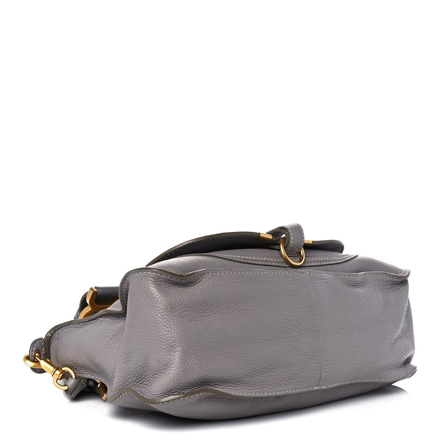 Calfskin Medium Marcie Satchel Cashmere Grey