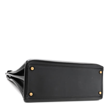 Hermes Box Kelly Retourne 32 Black 4 of 19