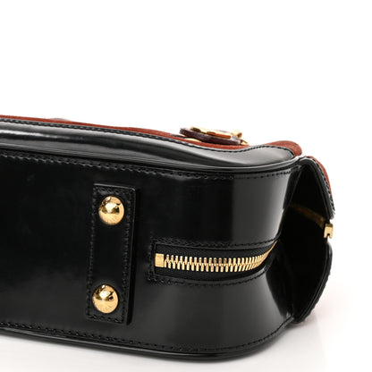 Louis Vuitton Suede Stamped Havane Bowler PM Brun 8 of 9
