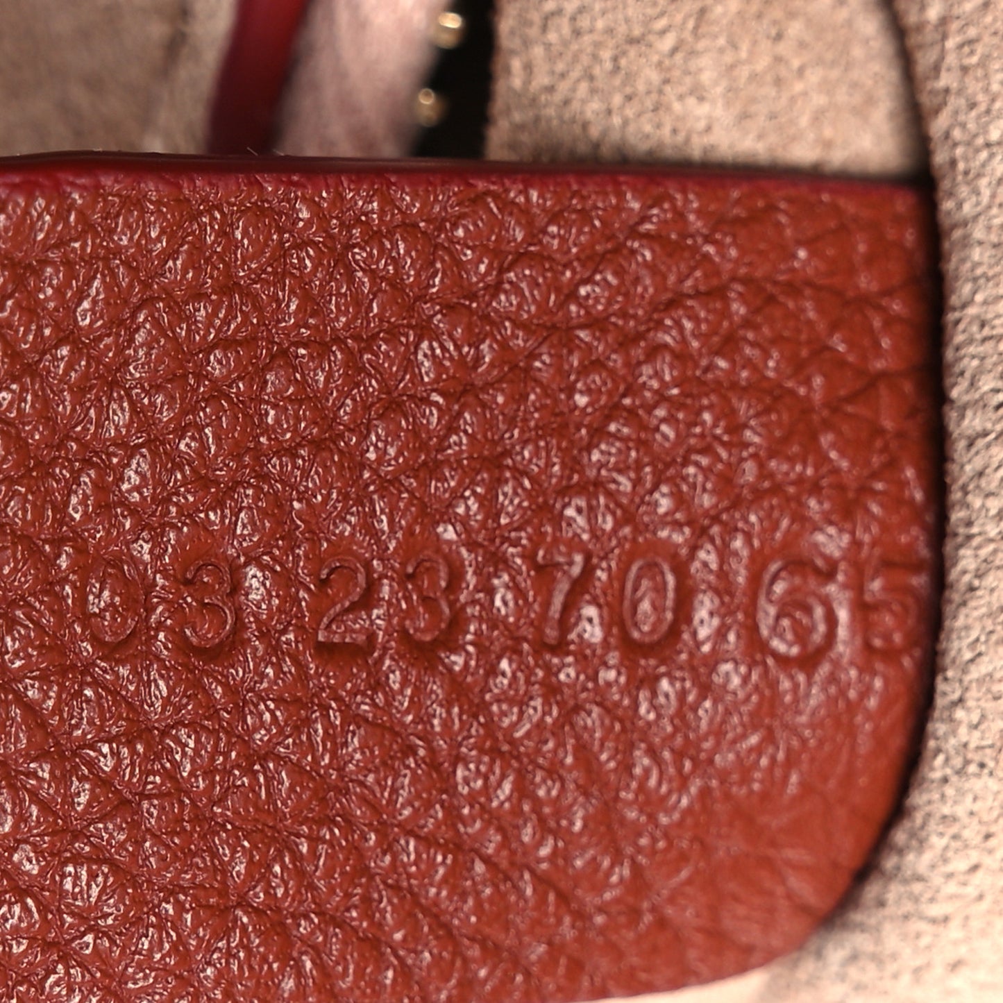 Grained Calfskin Small Arlene Hobo Bag Sepia Brown