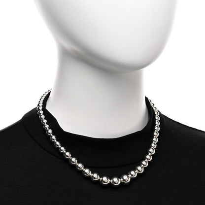 Tiffany Sterling Silver HardWear Graduated Ball Necklace 2 of 4