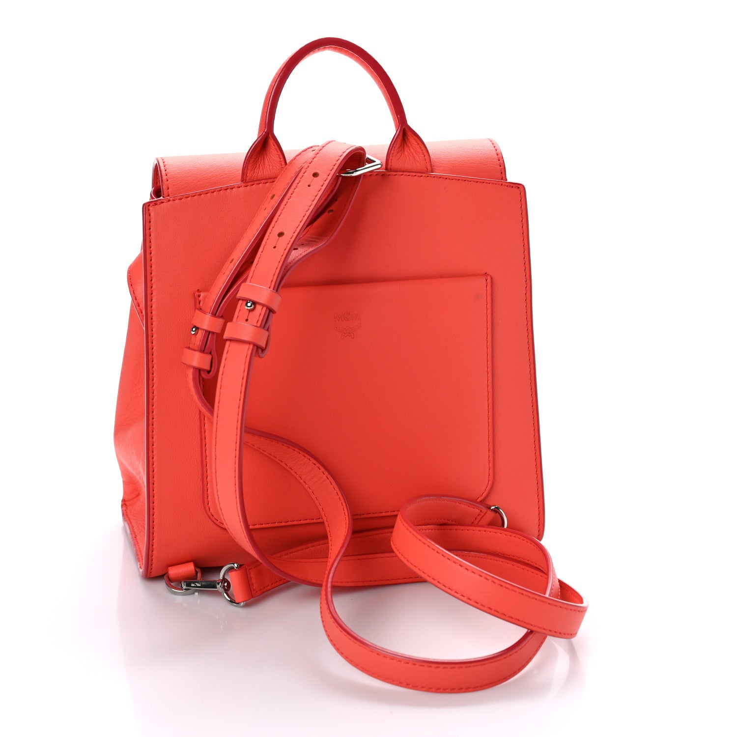 MCM Calfskin Ottomar Monogram Essential Small Backpack 2 of 8