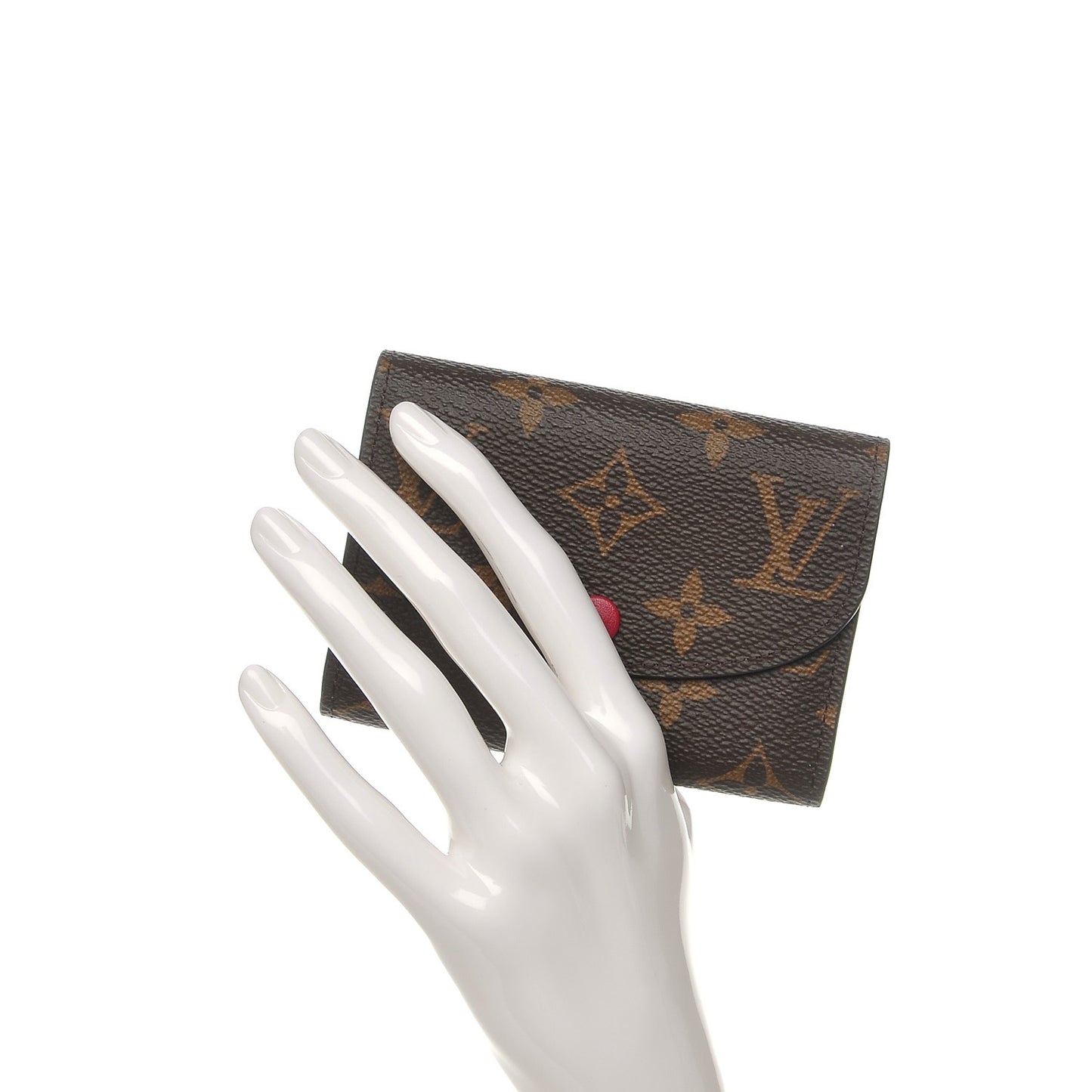 Monogram Rosalie Coin Purse Fuchsia