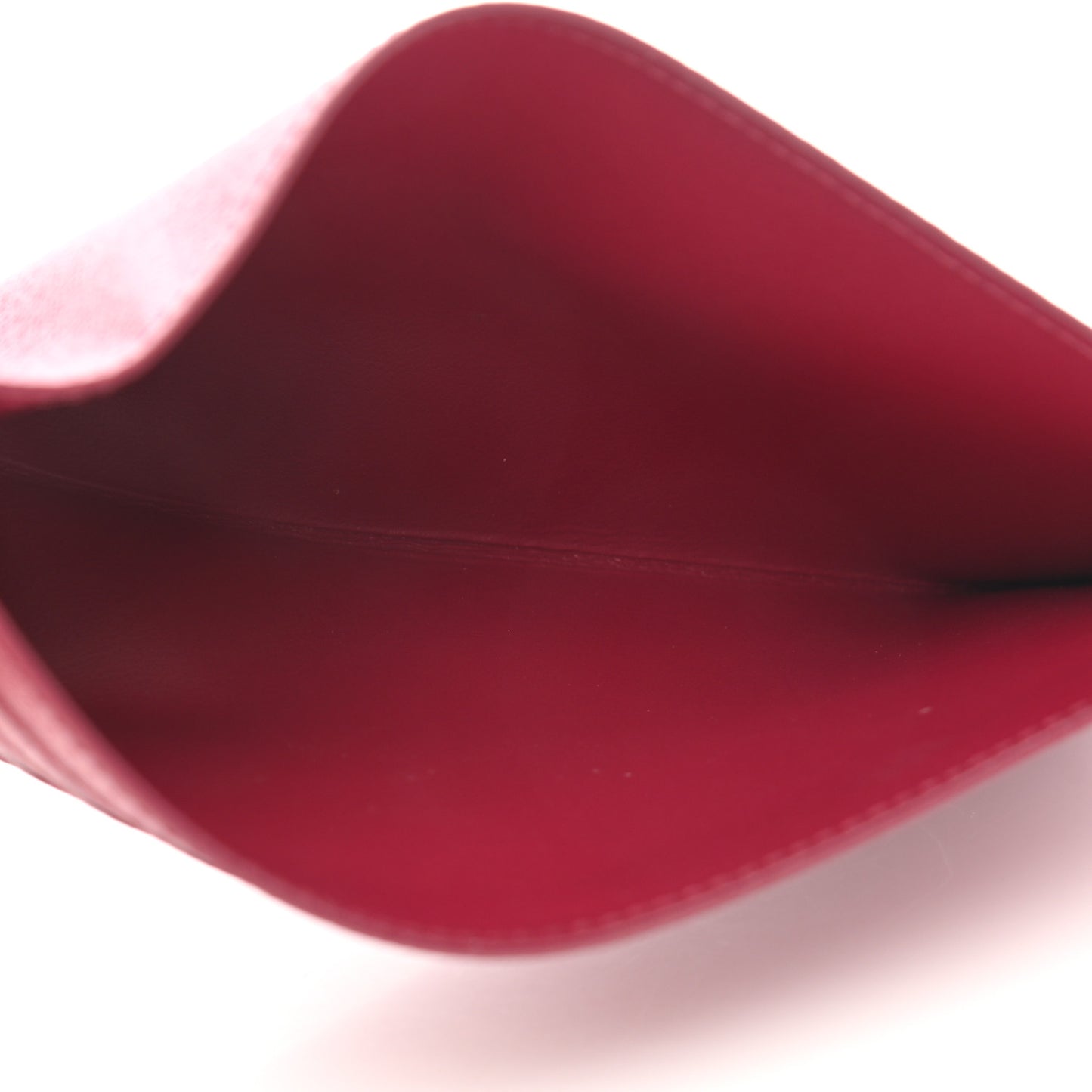 Calfskin Felicie Card Holder Insert Fuchsia