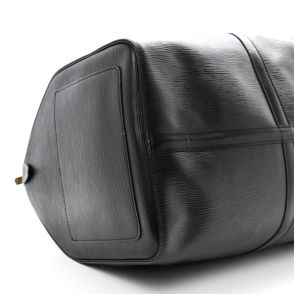 Louis Vuitton Epi Keepall 55 Black 8 of 13