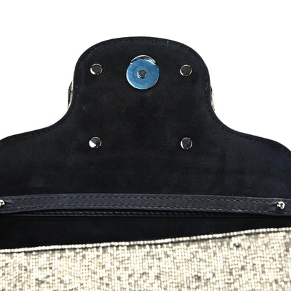 Valentino Garavani Swarovski Crystal Embroidered Vlogo Small Loco Shoulder Bag Crystal Silver 12 of 13